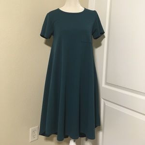 LuLaRoe Carly dress in teal - S