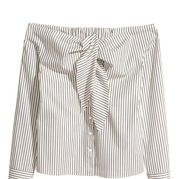 H&M Tops - H & M striped blouse NWT