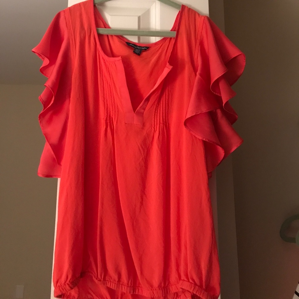 American Eagle Coral Blouse