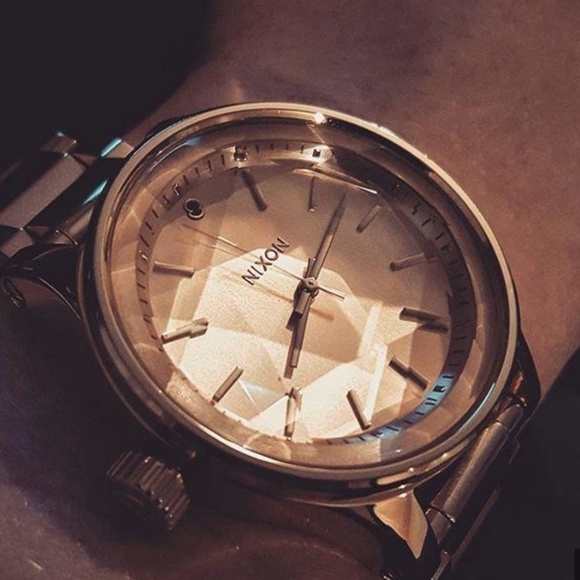 Nixon Facet 42mm Rose Gold Watch main image 4