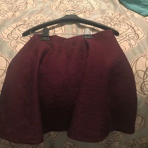 Maroon Skirt