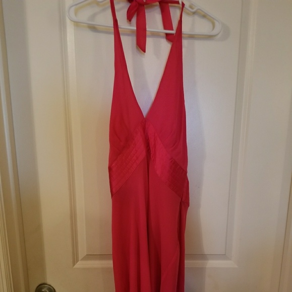 🆕️Express Hot Pink Halter Dress💕 - Picture 5 of 7