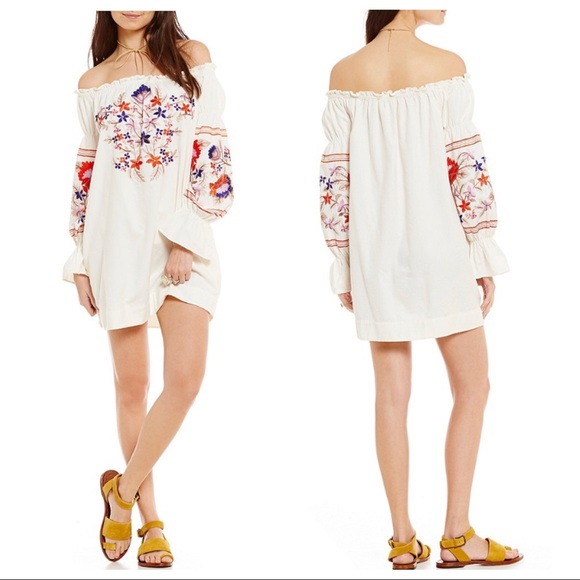 Free People Fleur de Jour off the shoulder dress - Picture 5 of 6