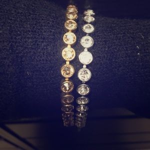 Touchstone by Swarovski ice bracelet- gold only