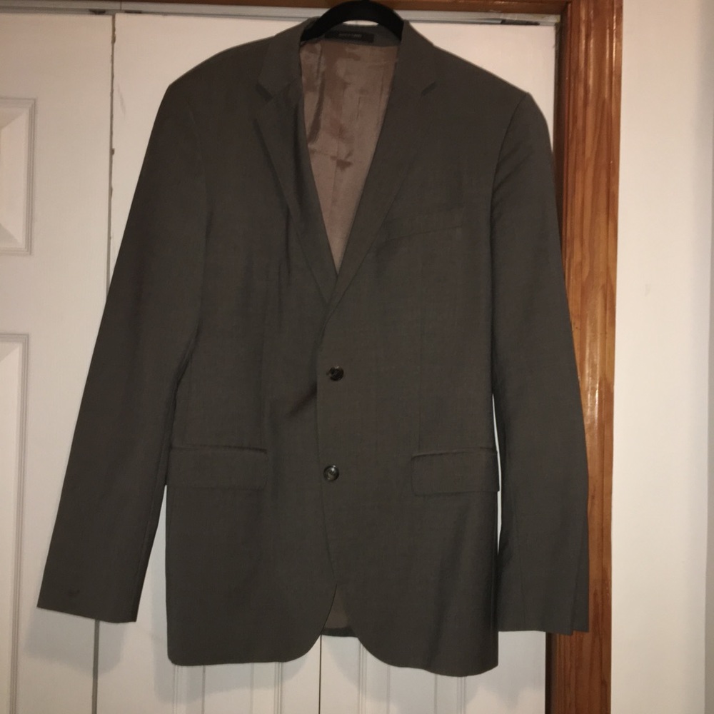 Men's Hugo Boss Gray Jacket - Size 40R