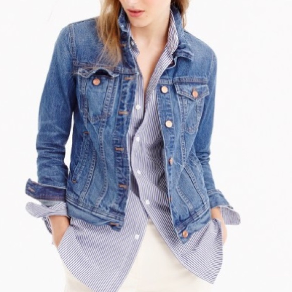 NWOT J.Crew Denim jacket in Newton wash