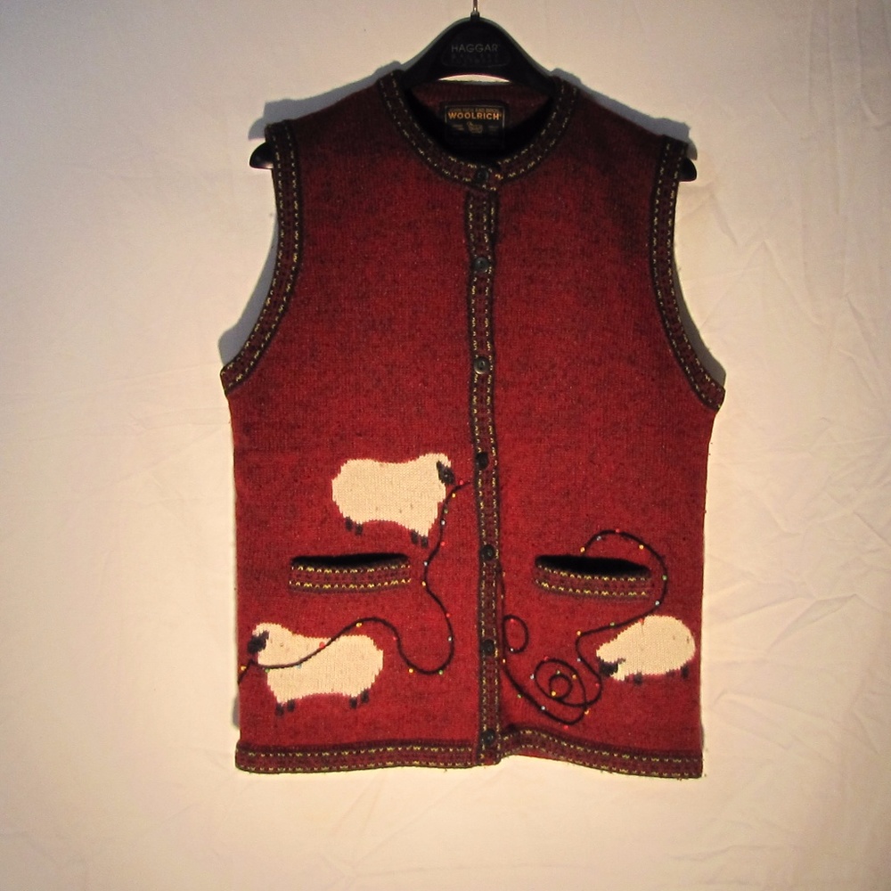 Medium Red "Ugly" Christmas Sweater Vest