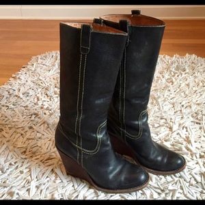 FRYE Wedge Boots - Size 8