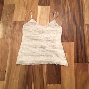 Banana Republic ivory M top.
