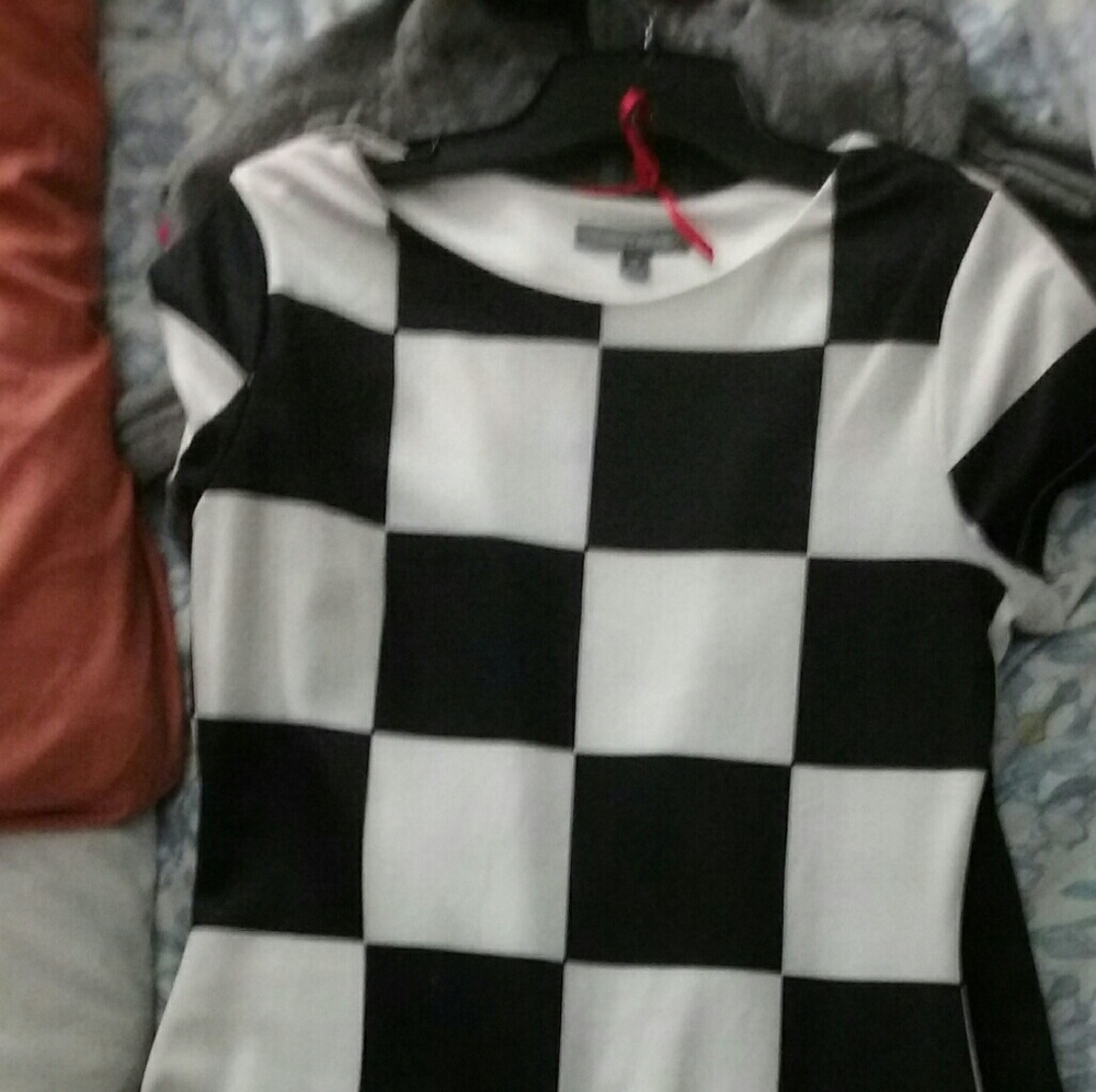 Checked dress