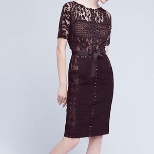 Anthropologie Carissima Sheath Dress