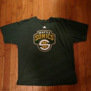 Seattle Sonics Vintage Adidas 2002 t-shirt