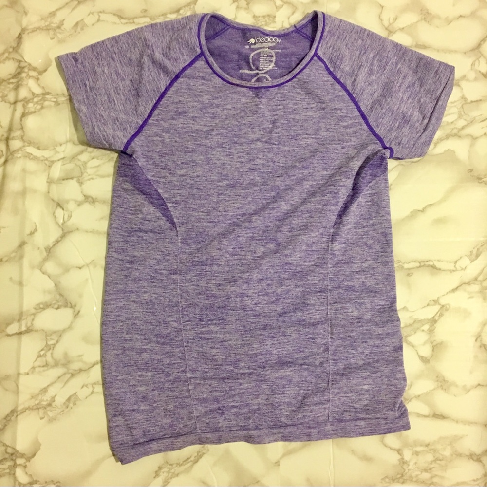 Ideology Purple Workout Top