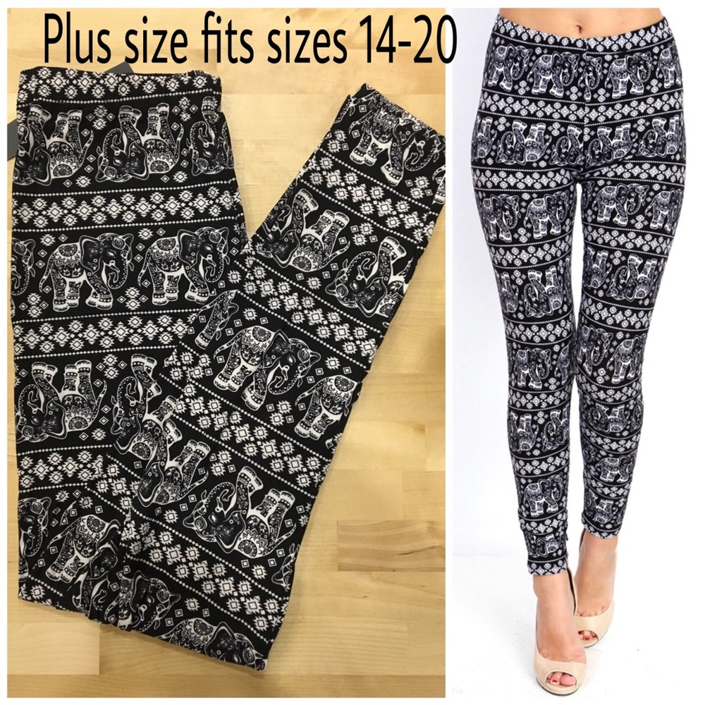 🆕 PLUS SIZE Elephant leggings