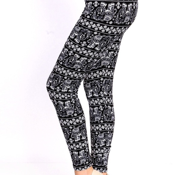 🆕 PLUS SIZE Elephant leggings - Picture 3 of 6