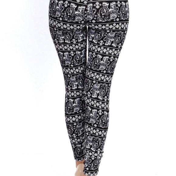🆕 PLUS SIZE Elephant leggings - Picture 4 of 6