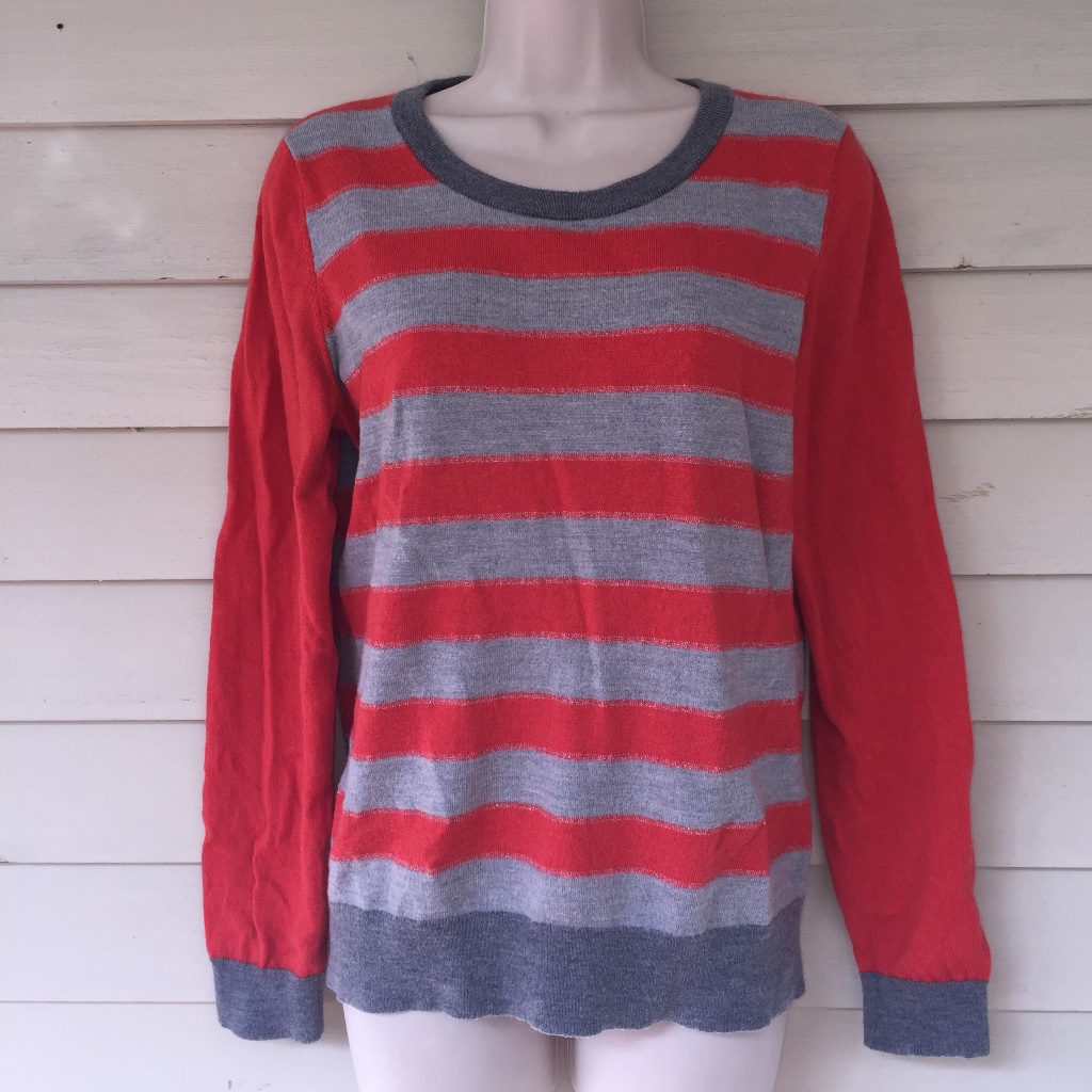 Banana Republic Striped Merino Striped Sweater