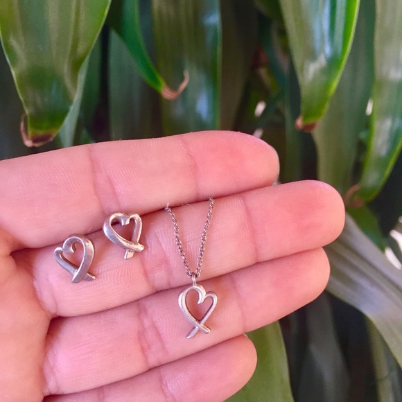 Tiffany & Co. matching loving heart set - Picture 1 of 1