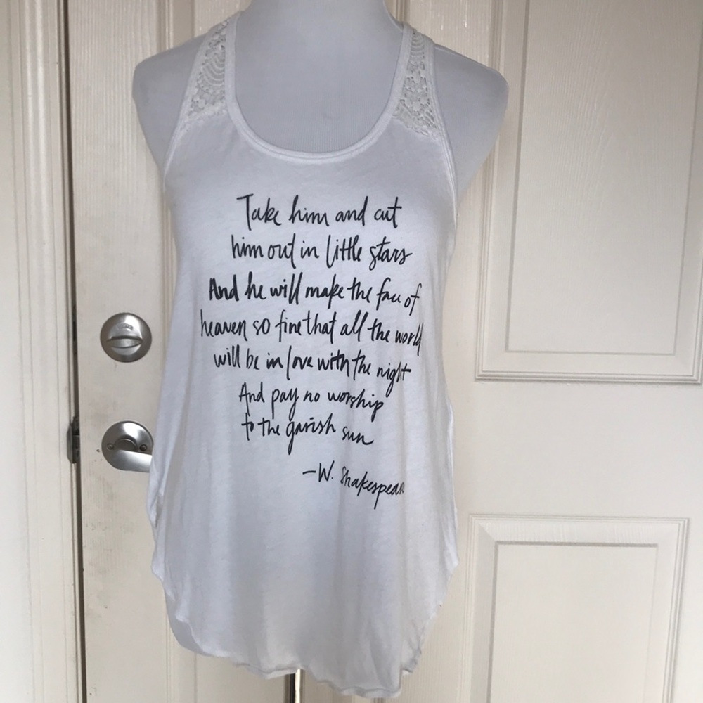 5 for $25 Hollister Shakespeare tank top