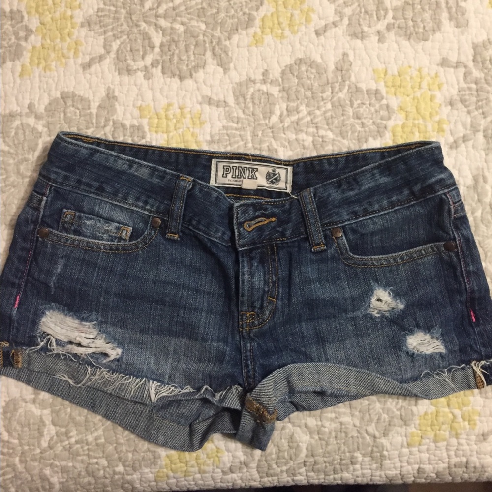 VS Pink Jean shorts!