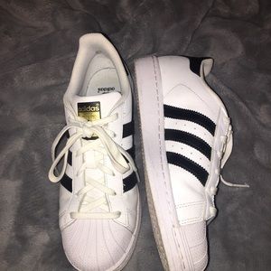 Adidas sneakers only wore once!!! Good as new!!