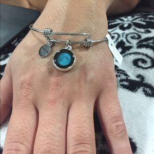 Moonstock bangle bracelet