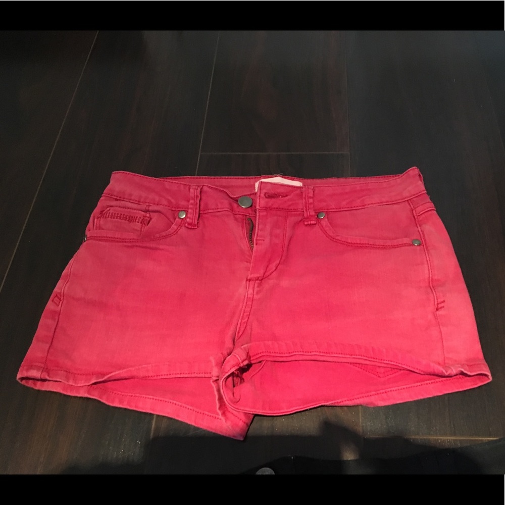 Red shorts