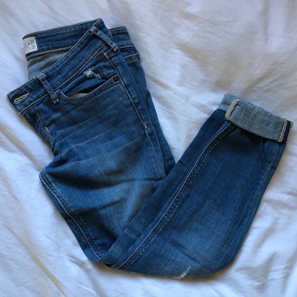 Hollister Destroyed Denim Jeans