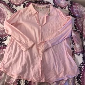 Old navy pink button down