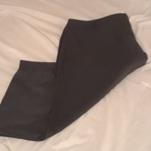 LANE BRYANT - crop gray pants