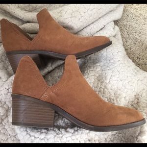 Fergalicious by Fergie brown suede ankle boots
