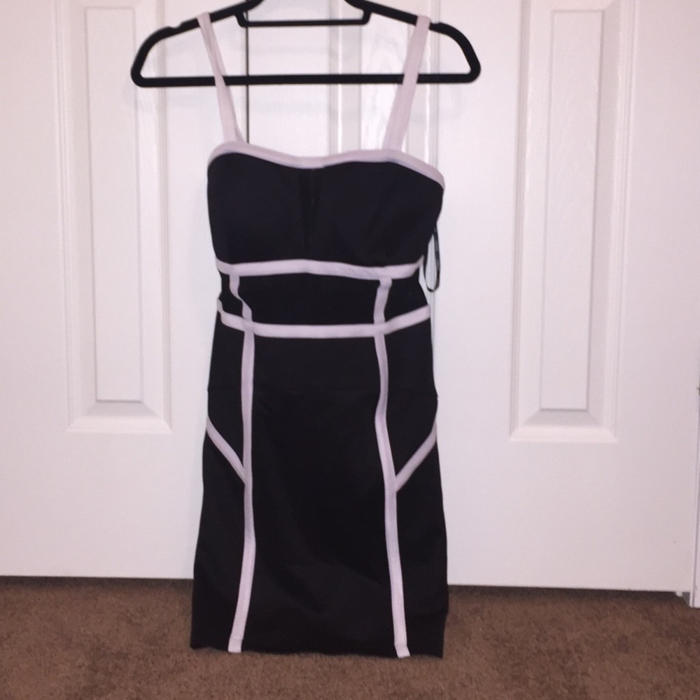 XOXO black and white mini dress