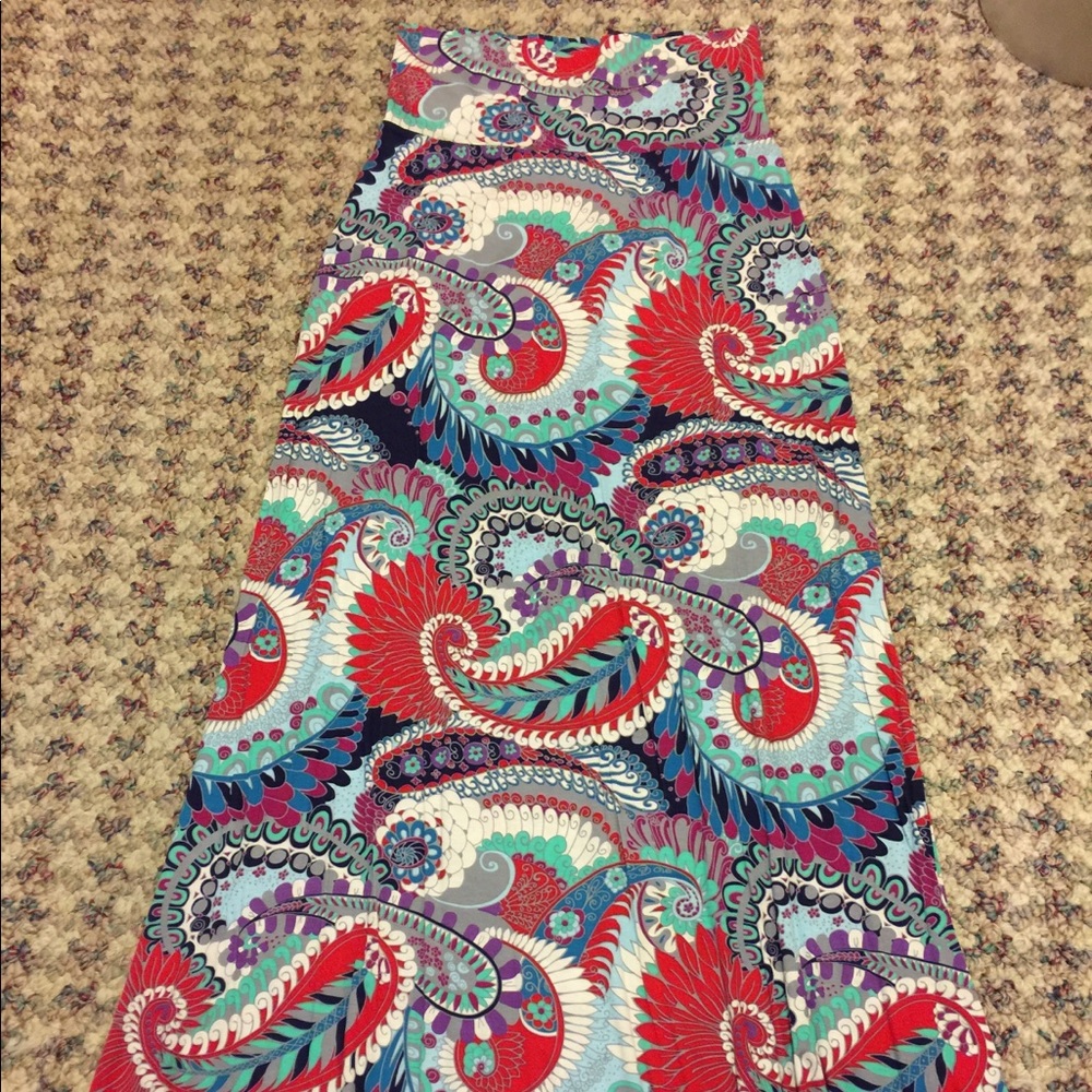 Multicolored Maxi Skirt