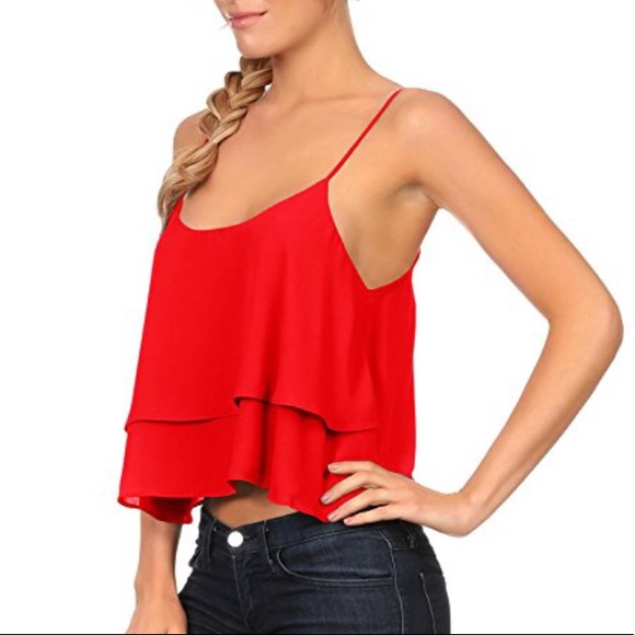 Flowy Crop Tank - Picture 2 of 4