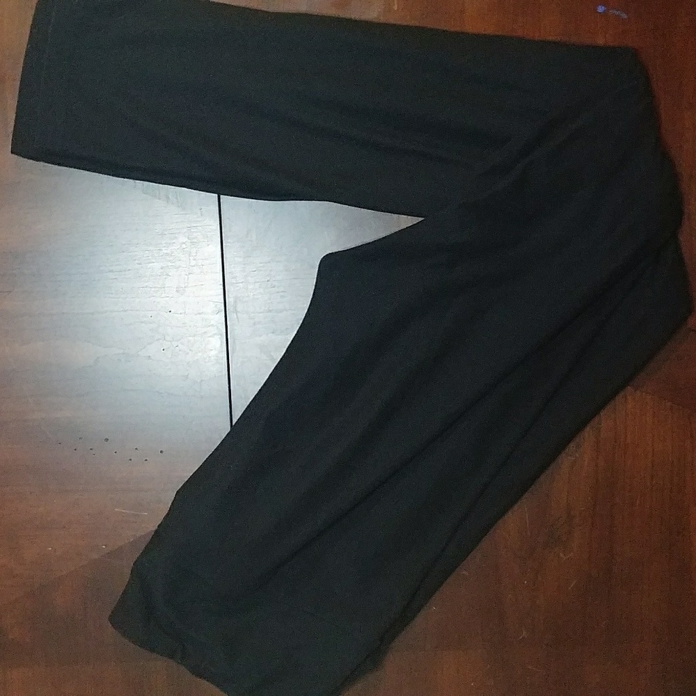 EUC Solid Black OS LuLaRoe Leggings