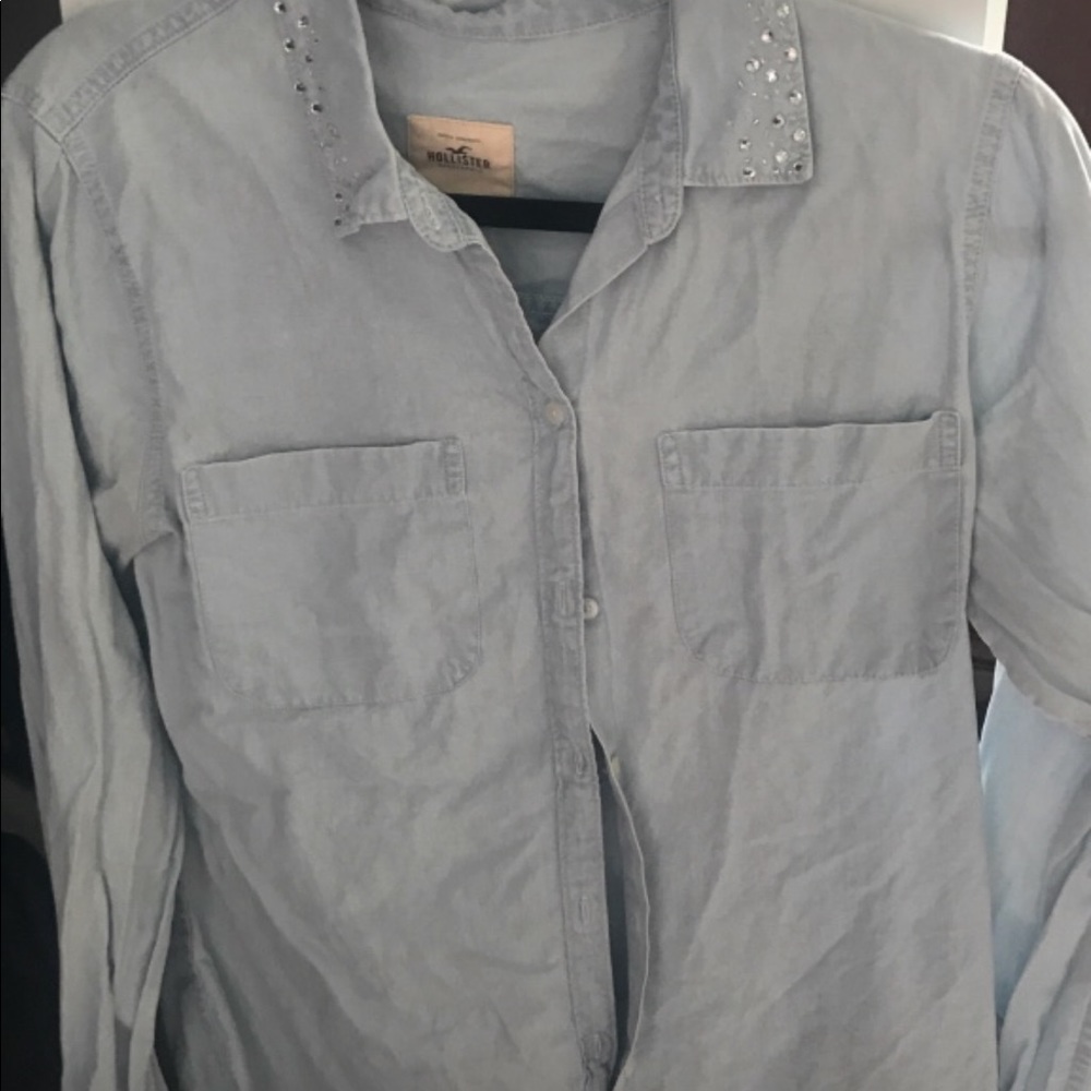 Jean button up
