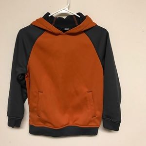 Orange and gray hoodie