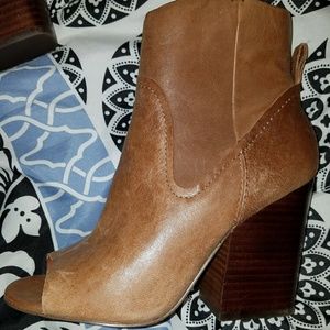 Steve Madden peep-toe booties