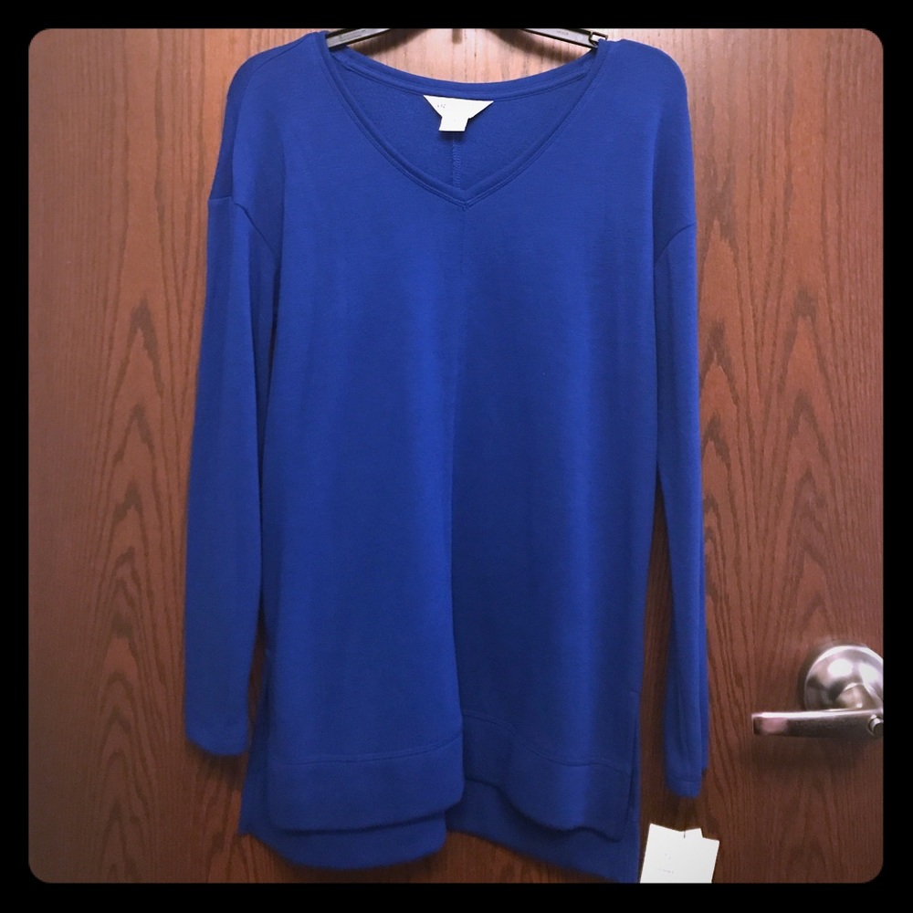 Blue Liz Claiborne sweater