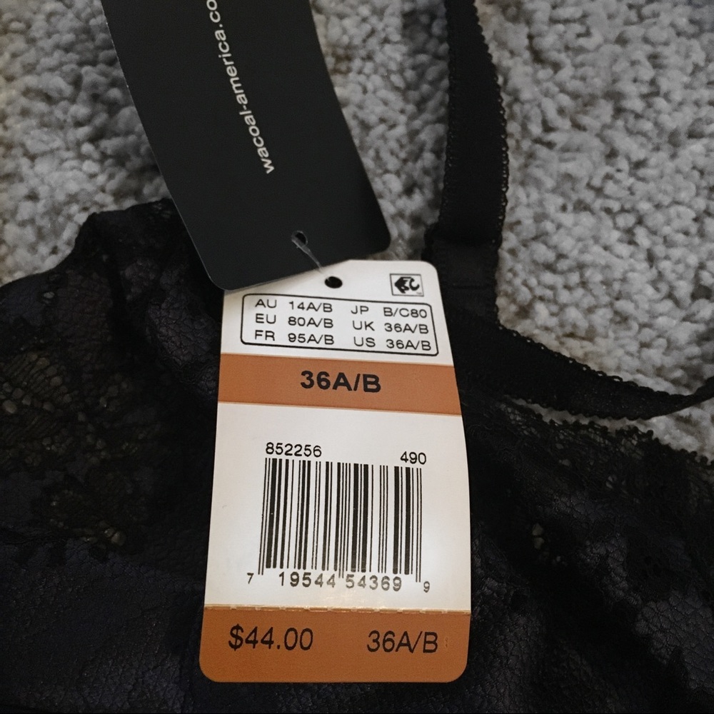 * Wacoal * Bralette Lace Bra Triangle - Picture 3 of 4