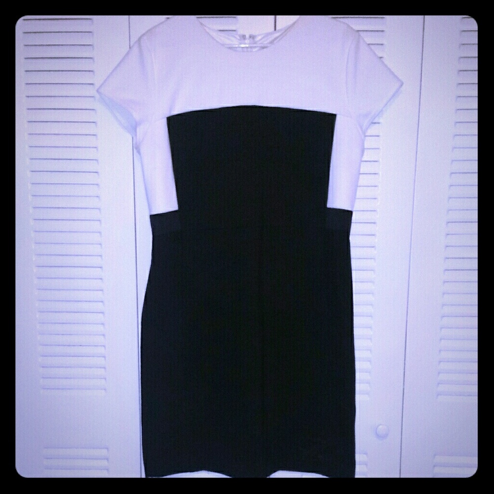 Black and white dress