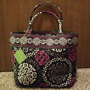 Vera Bradley Holiday Tote Canterberry Magenta