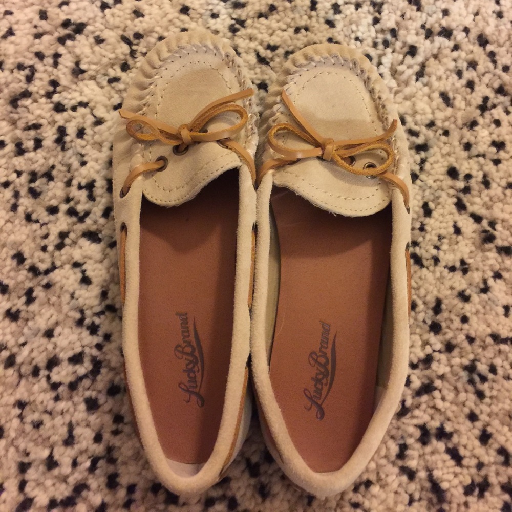 Lucky Brand leather moccasins
