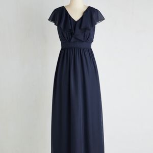 "Always on the Movement" navy Modcloth dress