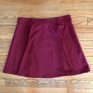 Forever 21 | Maroon Circle Skirt