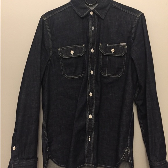 Men’s Carhartt WIP Union L/S shirt - Small/Denim - Picture 2 of 7