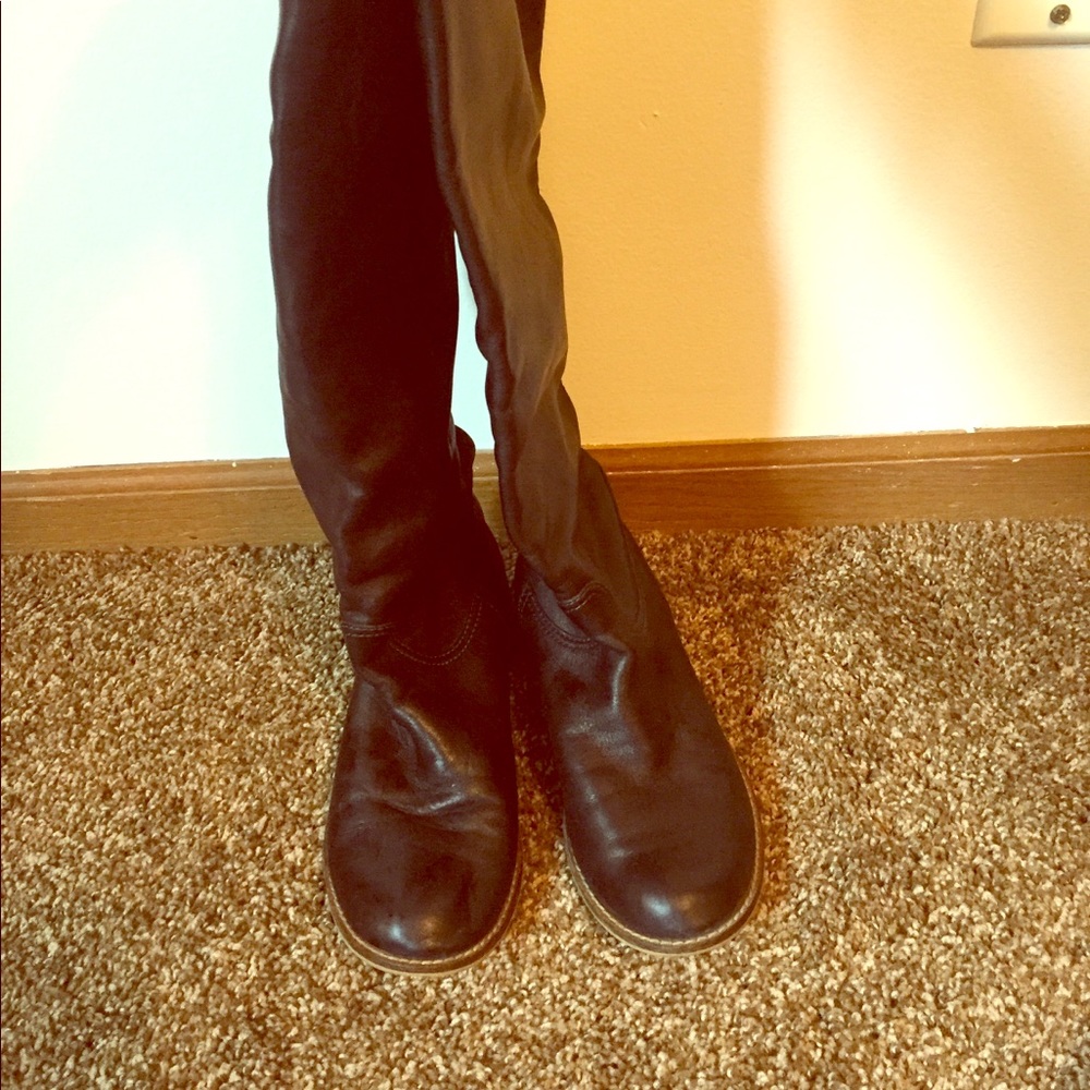 Nordstrom BP all leather over the knee boots