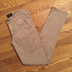 Khaki Skinny Pants