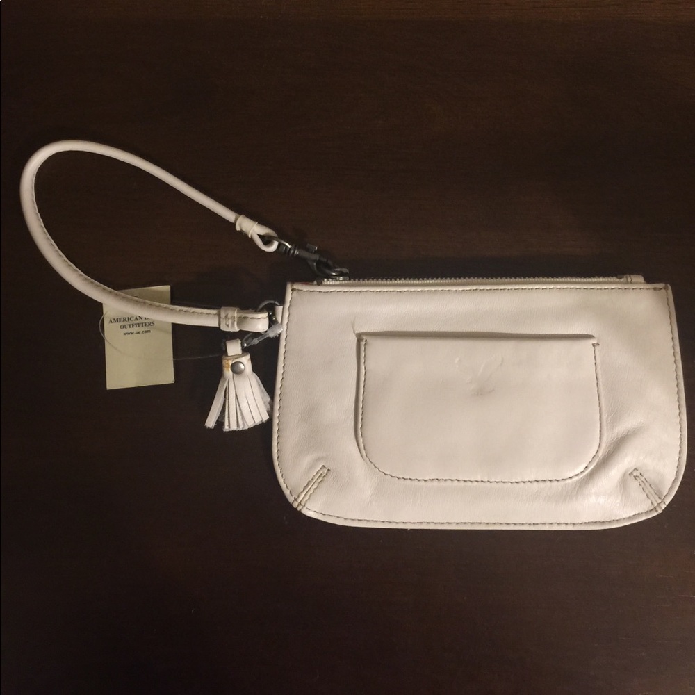 Leather American Eagle Wristlet! New!