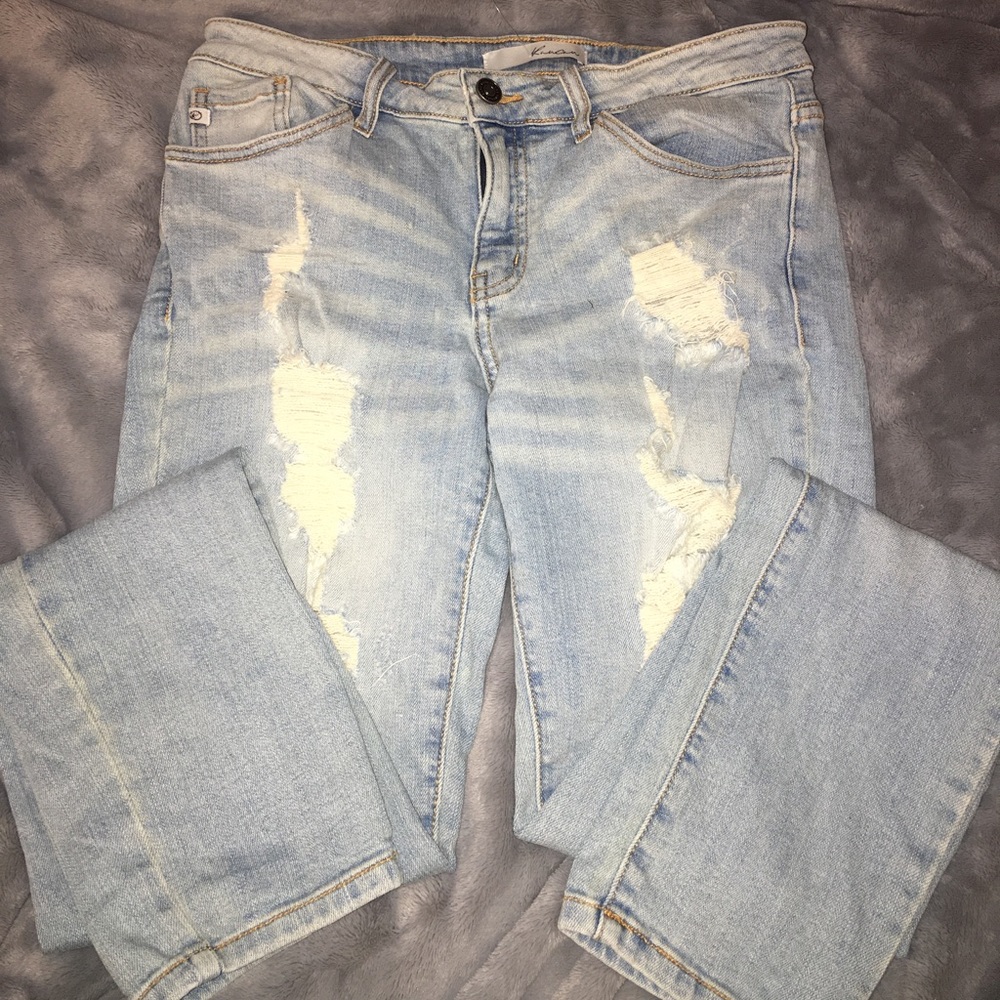 Ripped jeans!